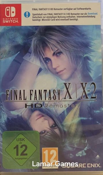 Final Fantasy X hd remaster (nintendo switch tweedehands, Ophalen of Verzenden, Zo goed als nieuw