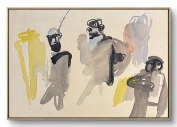 Marcus de Vestele (1941-2024) - Composition Cobra aux trois