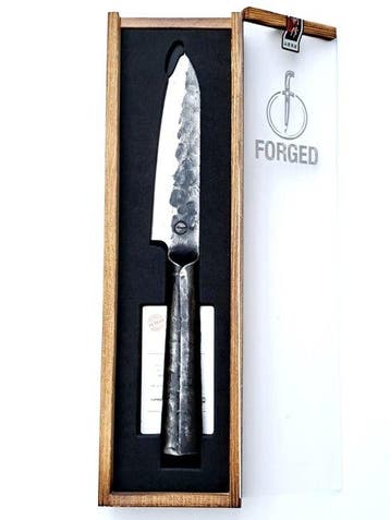 Santoku Knife - 440C Japanese Stainless Steel - Forged and