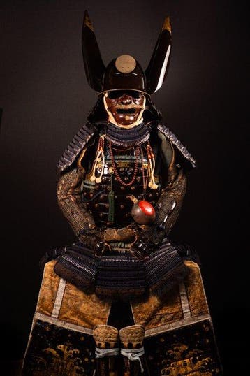 Yoroi volledig samuraiharnas - Zijde, Koper, ijzer - Japan -