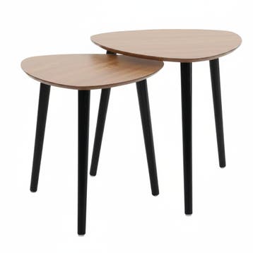 Home & Styling Ancona bijzettafels 2 stuks, Verzenden, Nieuw