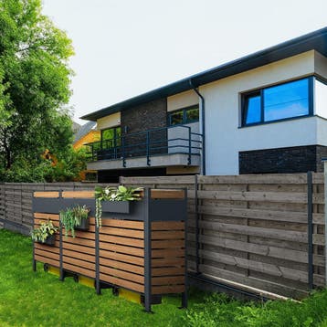 Paneel 83x150 Houtlook | Gratis Verzending | Laatste Stuks!, Tuin en Terras, Schuttingen, Overige materialen, 1 tot 2 meter, Minder dan 3 meter
