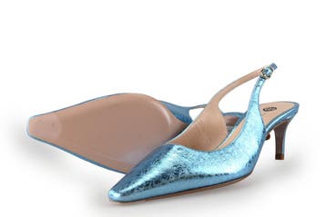 Roberto Festa Slingbacks in maat 37 Blauw, Zo goed als nieuw, Roberto Festa, Verzenden, Blauw