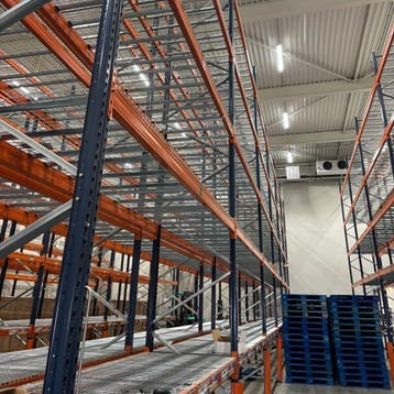 Aanbieding: Voordeelrij gebruikte Mecalux palletstelling