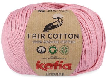 Katia Fair Cotton - 13 pastelroze - Biologisch Katoengaren, Ophalen of Verzenden, Nieuw