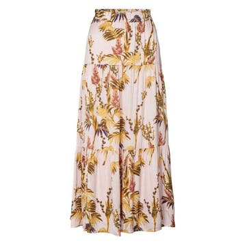 Lollys Laundry • roze maxi rok • XS, Kleding | Dames, Rokken, Verzenden, Nieuw, Lolly's Laundry, Roze