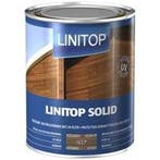 Linitop Solid - Palisander - 1 liter (Linitop Beits), Doe-het-zelf en Verbouw, Verf, Beits en Lak, Beige, Nieuw, Beits, Ophalen of Verzenden