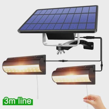 Solar Lamp met Afstandsbediening voor Binnen & Buiten - Zonn, Huis en Inrichting, Lampen | Hanglampen, Verzenden, Nieuw