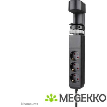 Neomounts VOLT DS22-840BL6 Bureaucontactdoos met Klem en USB, Verzenden, Nieuw, Neomounts