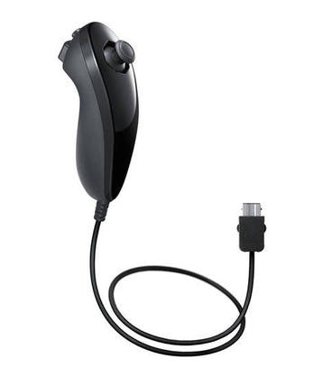 Nintendo Wii Nunchuk Black, Spelcomputers en Games, Ophalen of Verzenden, Zo goed als nieuw
