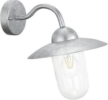 EGLO Milton Wandlamp Buiten - E27 - 31 cm - Grijs Tweede, Verzenden, Nieuw