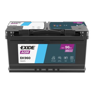 Exide AGM accu | EK960 | 12V 96Ah, Auto-onderdelen, Ophalen of Verzenden, Nieuw