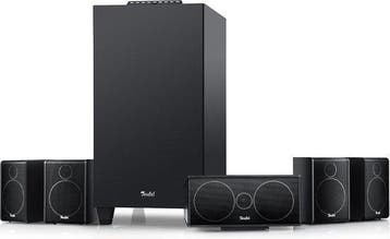 Teufel Consono 25 Concept surround 5.1 Set, Zo goed als nieuw, Complete surroundset, 120 watt of meer, Ophalen