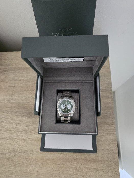 Mondia - Chronograph - Multifunction - Tachymeter - Steel -, Sieraden, Tassen en Uiterlijk, Horloges | Heren