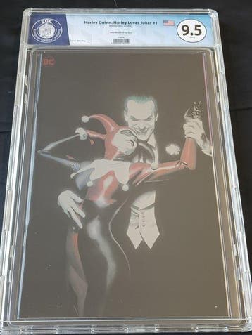 Batman: Harley Quinn #1 - 2019 Foil Virgin Edition - EGC 9.5, Nieuw