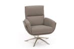 Relaxfauteuil Herxen - relaxfauteuils - Taupe, Nieuw, Stof