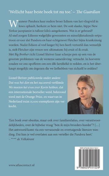Big brother 9789025441524 Lionel Shriver, Verzenden, Zo goed als nieuw, Lionel Shriver