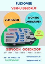 Goedkoop verhuisbedrijf - EINDHOVEN  --- Flexover --, Inpakservice, Opslag