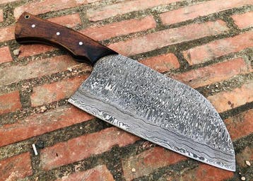 Keukenmes - Chefs knife - Gevouwen staal, hout - Noord