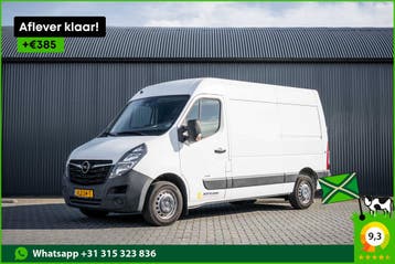 Opel Movano **2.3 CDTI FWD L2H2 | 3-Zits | Cruise | Airco**, Stof, Gebruikt, Wit, Lease