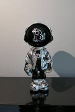 RichART - Astronaute Bitcoin - Version avec logo sur la