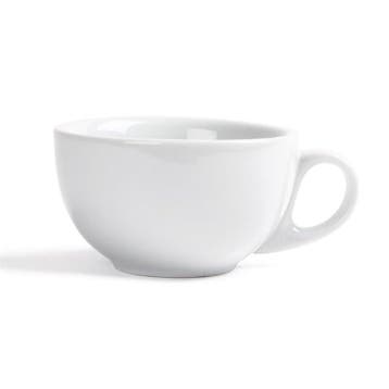 Cappuccinokopjes | ATHENA |  Porselein | Wit | 28.5cl | 12, Verzenden, Nieuw in verpakking