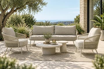 4 Seasons Outdoor Corfu loungeset Linen |, Ophalen of Verzenden, Nieuw