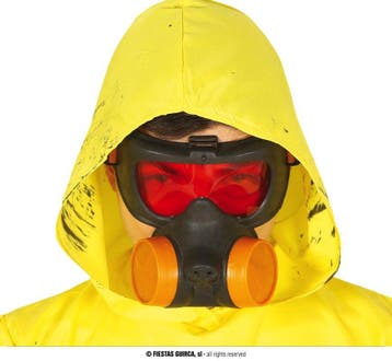 Gas masker, Verzenden, Nieuw, Feestartikel