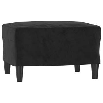 Hocker Zwart 60x50cm | Tweedekansje | OP=OP, Huis en Inrichting, Banken | Voetenbanken en Poefen, Minder dan 50 cm, Ophalen of Verzenden