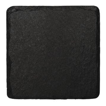 Leistenen serveerschaaltjes vierkant | 4 stuks | 13(b) x, Verzenden, Nieuw in verpakking