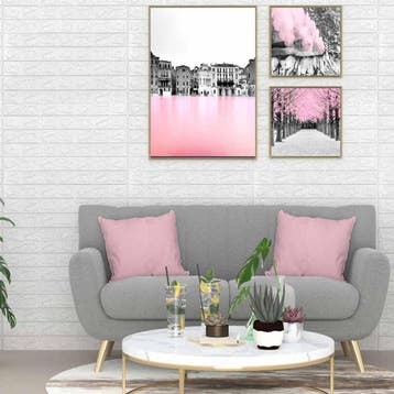 vidaXL 3D-behang zelfklevend 10 st bakstenen wit, Huis en Inrichting, Stoffering | Behang, Verzenden, Wit