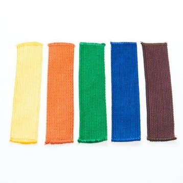 Gekleurde slippen budo | kant-en-klaar 10 stuks | Oranje, Verzenden, Nieuw, Judo, Vechtsportmateriaal