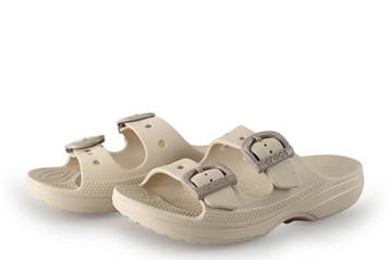 Crocs Sandalen in maat 41½ Beige, Verzenden, Beige, Sandalen of Muiltjes, Zo goed als nieuw