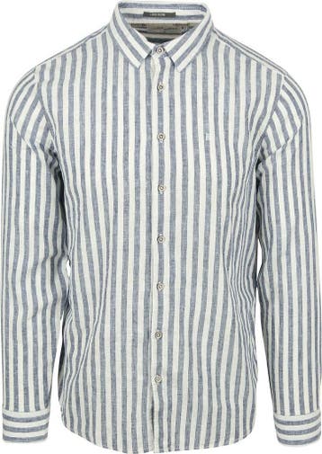No Excess Overhemd Stripes Blauw maat 3XL Heren, Verzenden, Nieuw, Blauw, No Excess