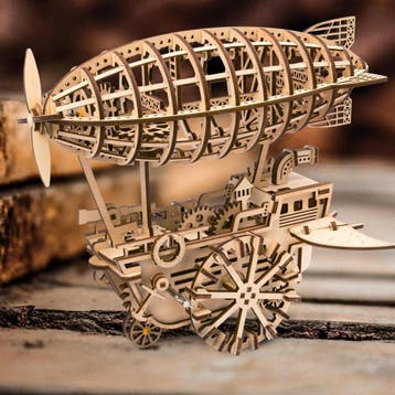 Robotime Zeppelin Airship hout Knutselen modelbouw, Verzenden, Nieuw