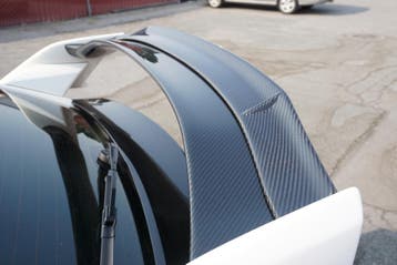 CarbonWorks Spoiler Verlengstuk ZR-Style Carbon Honda Civic, Honda, Achterklep, Nieuw, Ophalen of Verzenden
