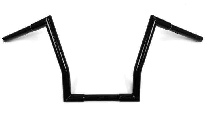 1 Inch Universeel Stuur Square Fat Apehanger 12 Inch Zwart, Motoren, Onderdelen | Harley-Davidson, Nieuw, Verzenden