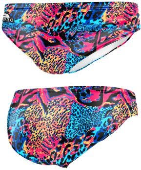 Special Made Turbo Waterpolo broek Animal Fluor, Nieuw