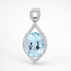 Zonder minimumprijs - Hanger Platina - 2.62ct. tw.