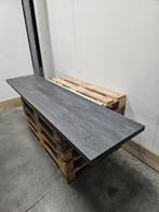 Gliss Design wastafelblad 200 x 46 x 4 cm zwart eiken, Ophalen of Verzenden, Nieuw, Wastafel