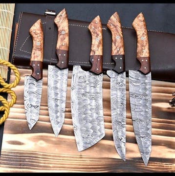 descentcrafts Handmade - Keukenmes - Chefs knife - Staal,