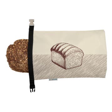 BrandNewCake Herbruikbare Broodzak Brood motief 44x30cm, Verzenden, Nieuw