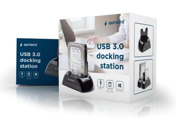 Docking station SATA HDD SSD harde schijf  2.5 + 3.5 inch us, Verzenden, Nieuw