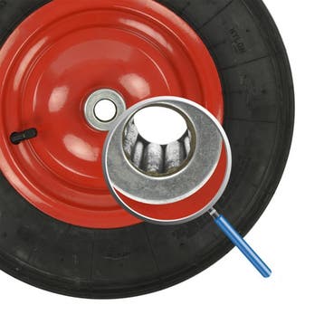 ProPlus Kruiwagenwiel - Luchtband met metalen velg - Ø 37.., Doe-het-zelf en Verbouw, Transportwagens, Ophalen of Verzenden, Nieuw