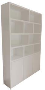 Vakkenkast wit Boekelo 160 x 230cm, Huis en Inrichting, Kasten | Buffetkasten, Ophalen of Verzenden, Nieuw
