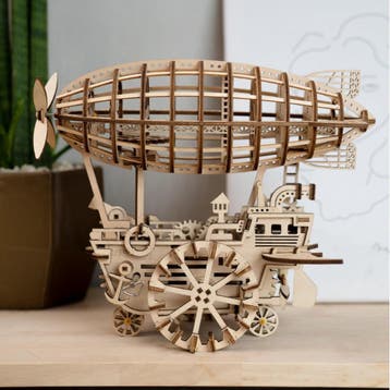 Robotime Zeppelin Airship hout Knutselen modelbouw, Verzenden, Nieuw