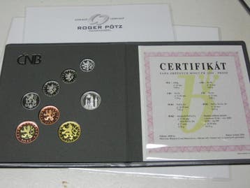 Tschechien 88,50 Kronen 2004 munten set Kms 2004 Pp, Verzenden