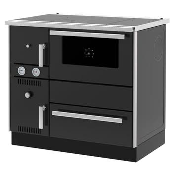 Alfa Term 20 (23 kW) CV houtkachel fornuis Antraciet, Doe-het-zelf en Verbouw, Verzenden, Nieuw