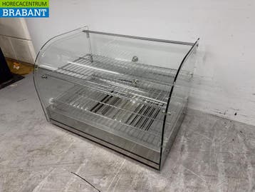 RVS Buffalo Warmhoudvitrine 55 cm 230V Horeca, Ophalen of Verzenden, Nieuw zonder verpakking