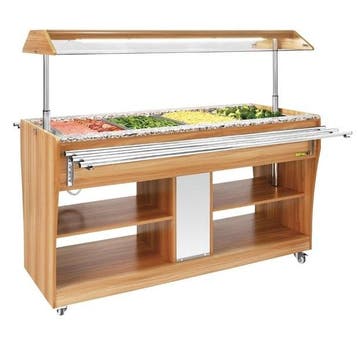 Warmhoud buffetmeubel | 133,8(h) x 149(b) x 76,6(d)cm | 2..., Verzenden, Nieuw in verpakking